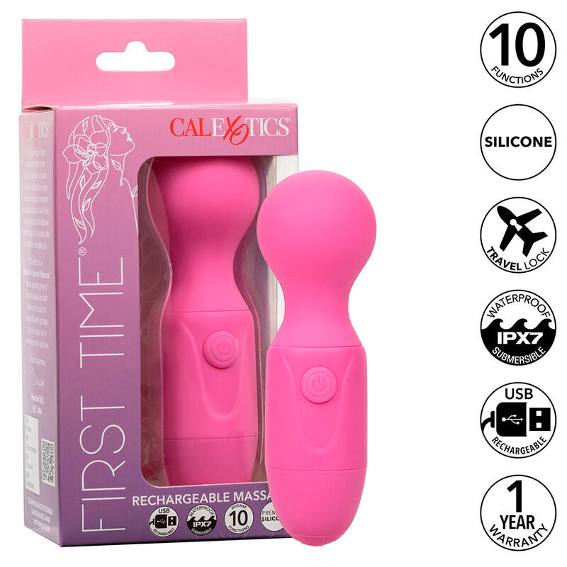 Calexotics First Time - Massaggiatore wand, colore 10 rosa