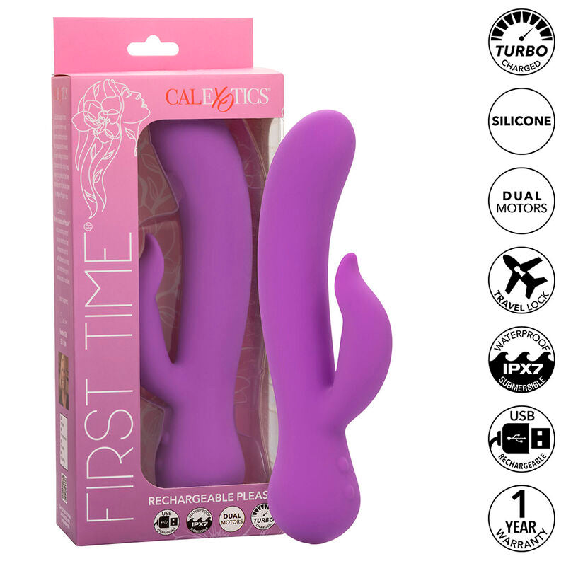 Calexotics First Time - Massaggiatore wand, colore pleaser viola