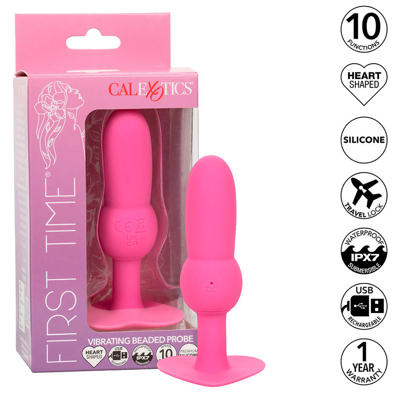 Calexotics First Time Plug Sonda Perline 10 - Accessorio intimo