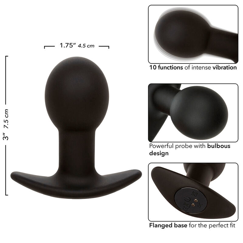 Calexotics Rock Bottom Plug 10 - Accessorio intimo - vista laterale