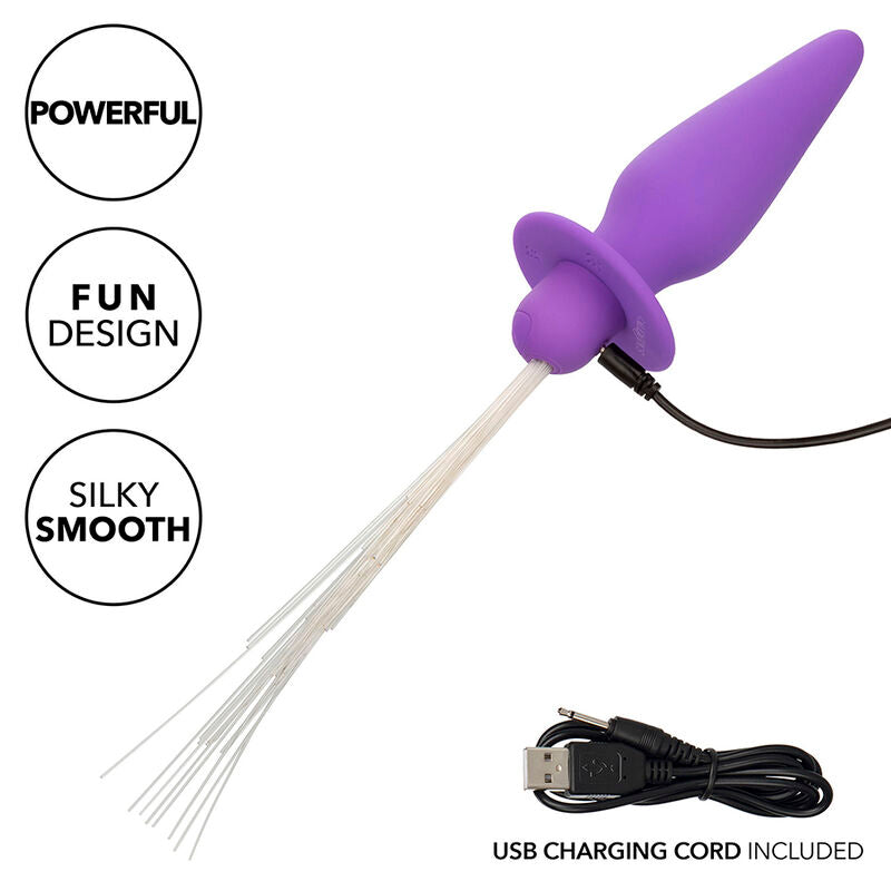 Calexotics Southern Lights Light UP Plug 10 - Accessorio intimo, colore viola - vista frontale