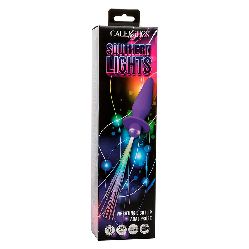 Calexotics Southern Lights Light UP Plug 10 - Accessorio intimo, colore viola - vista laterale