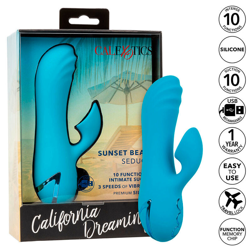 Calexotics Sunset Beach Seducer - Massaggiatore ad aria pulsata