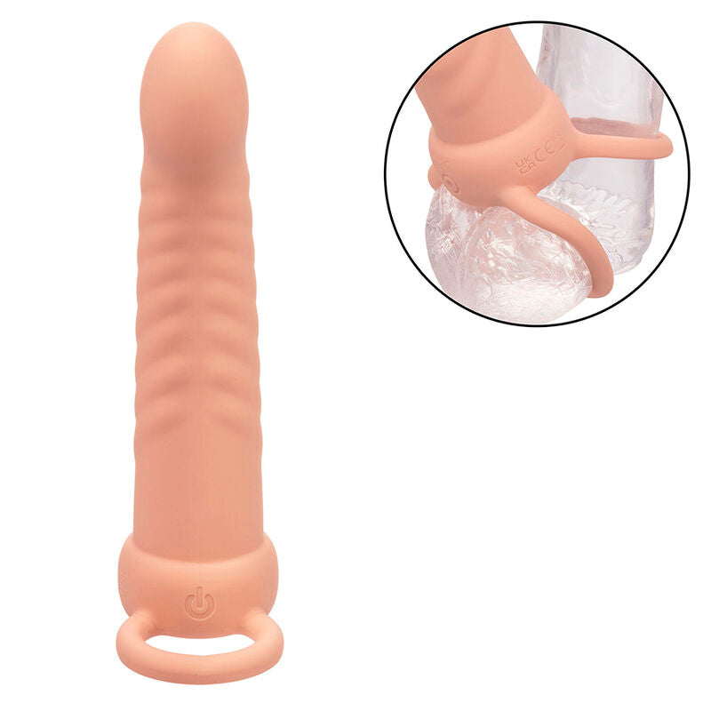 Calexotics Maxx Ribbed Dual 10 - Accessorio intimo - retro