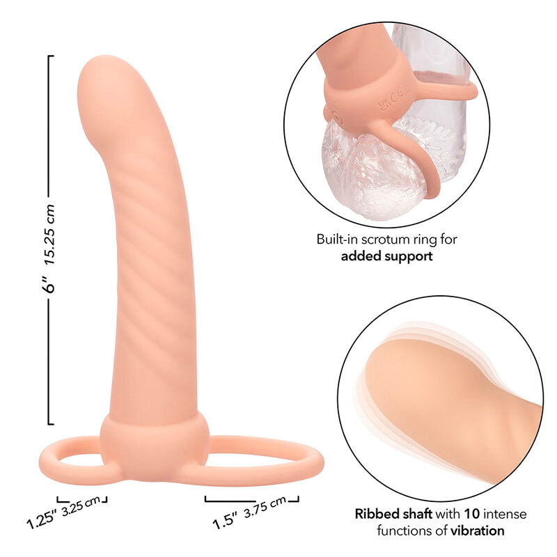 Calexotics Maxx Ribbed Dual 10 - Accessorio intimo - dettaglio