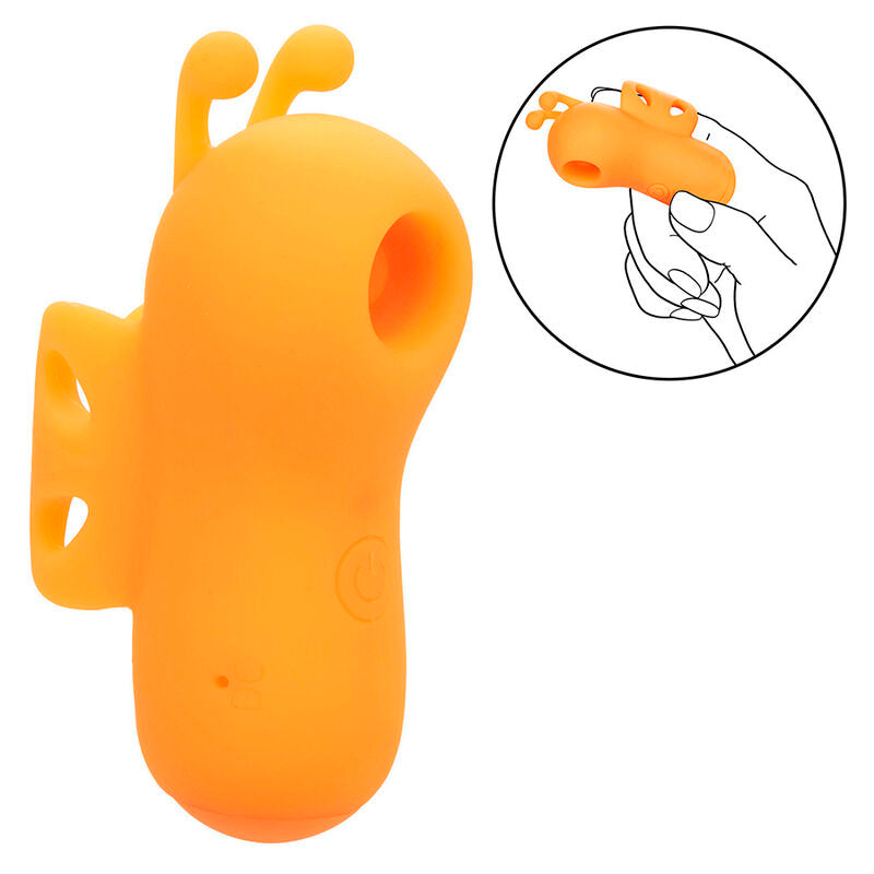 Calexotics Neon Vibes Buzzing Vibe - Massaggiatore ad aria pulsata - vista frontale