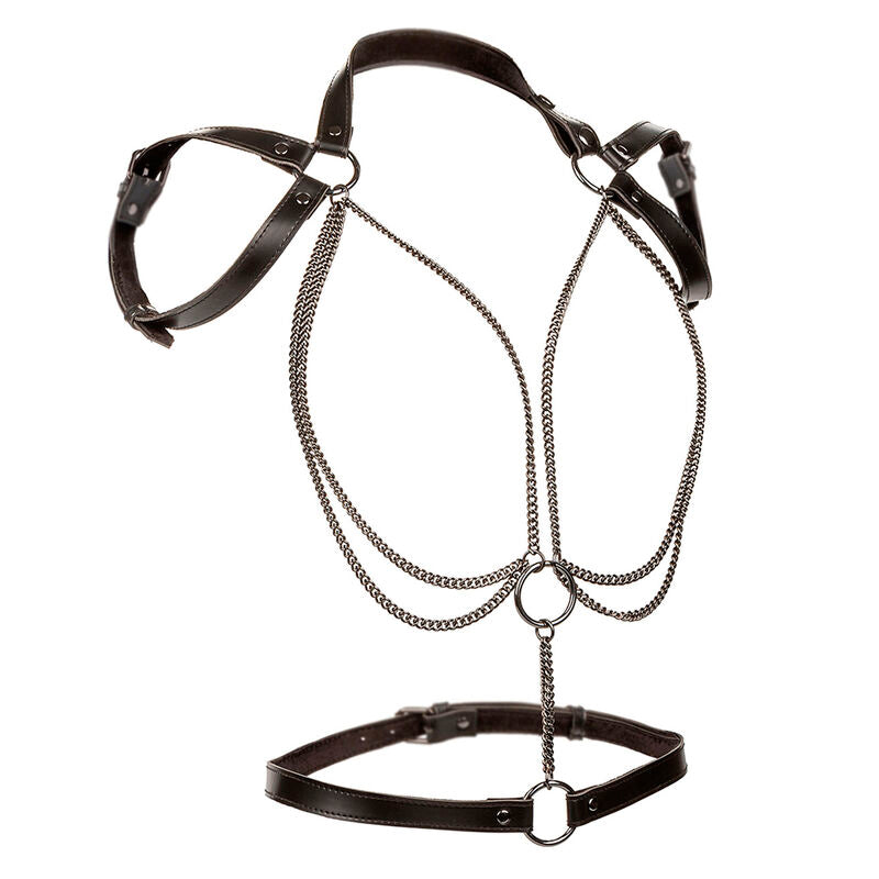Calexotics Euphoria Multichain Halter Harness Premium - Accessorio intimo - vista laterale