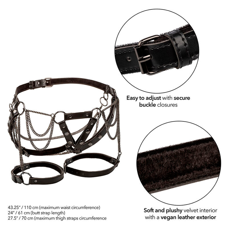 Calexotics Euphoria Multichain Imbracatura Coscia Premium - Accessorio intimo - dettaglio