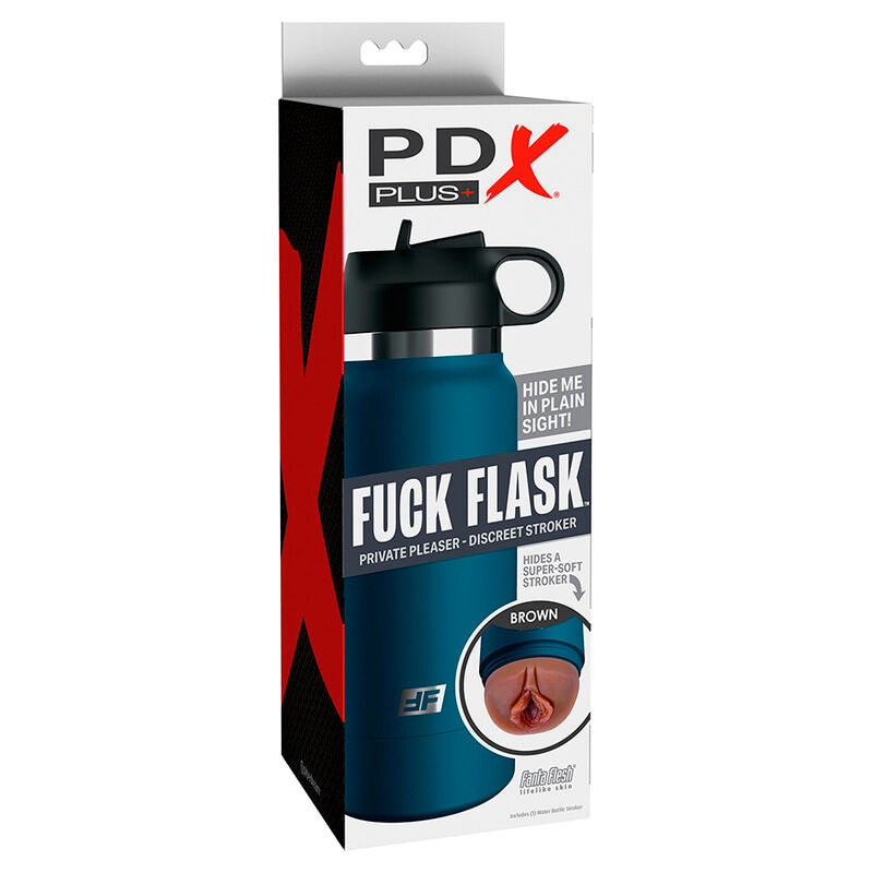 Pdx Plus Fuck Flask Discret Stroker Flesh - Dispositivo per uomo, colore marrone 1