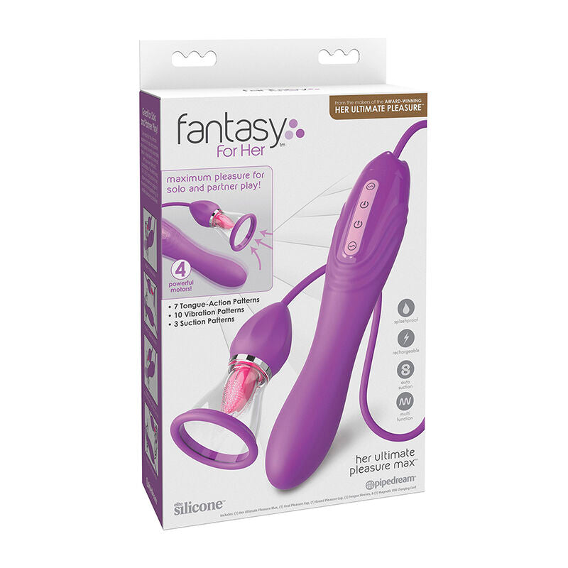 Fantasy For Her Tubo - Massaggiatore ad aria pulsata - in mano per le dimensioni