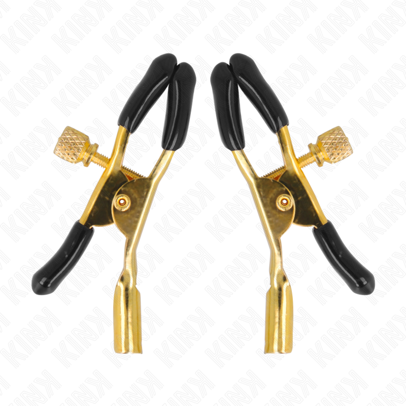 Kink Pinze - Accessorio intimo, colore capezzoli oro 6 cm