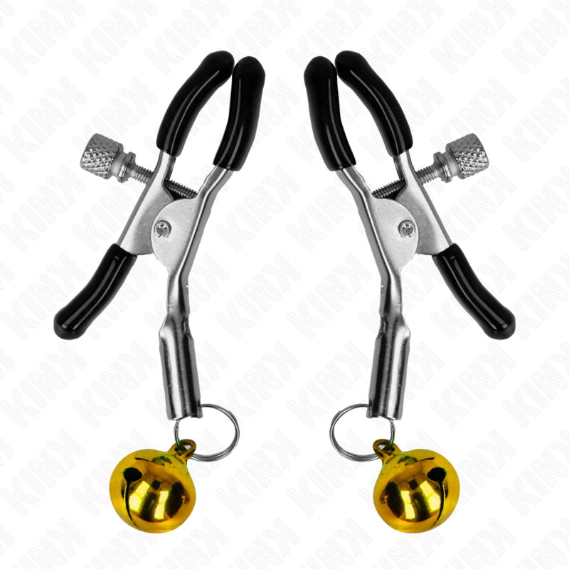 Kink Pinza - Accessorio intimo, colore capezzolo campana singola oro 6 - vista laterale