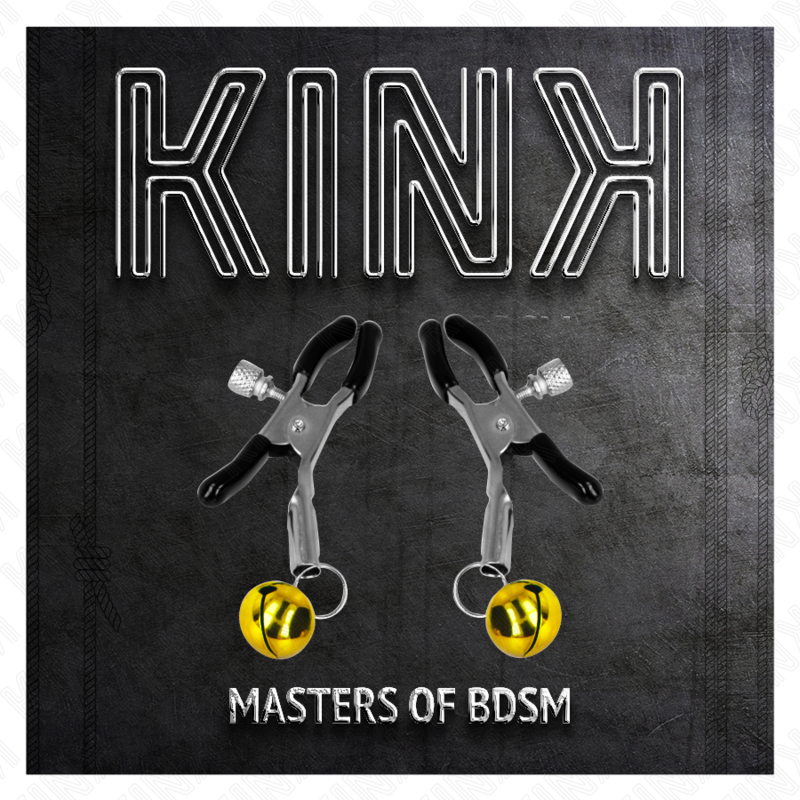 Kink Pinza - Accessorio intimo, colore capezzolo campana singola oro 6 - in mano per le dimensioni