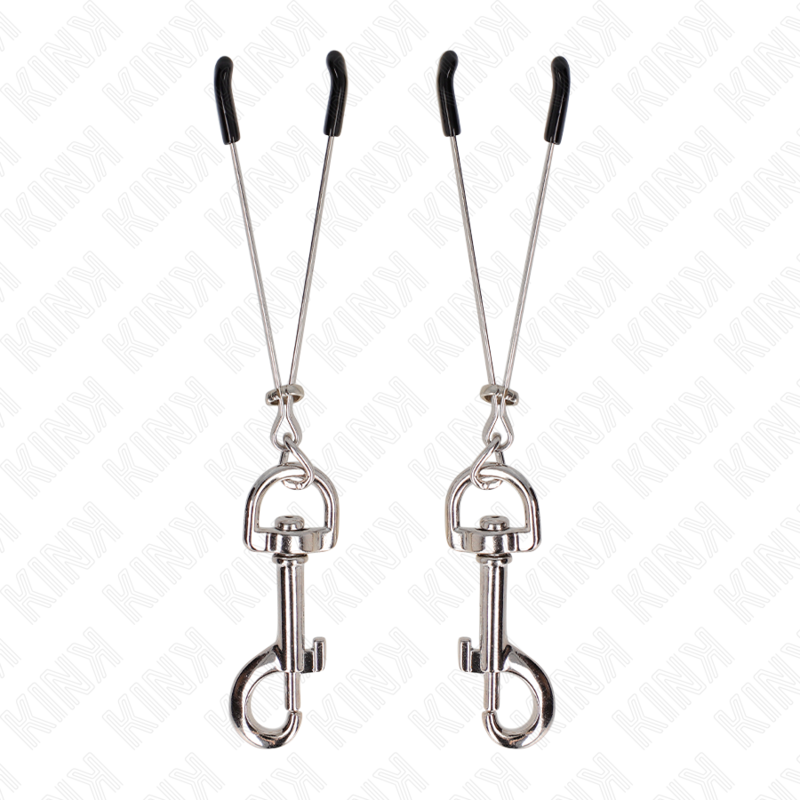 Kink Pinza - Accessorio intimo, colore capezzoli gancio sottile argento 7