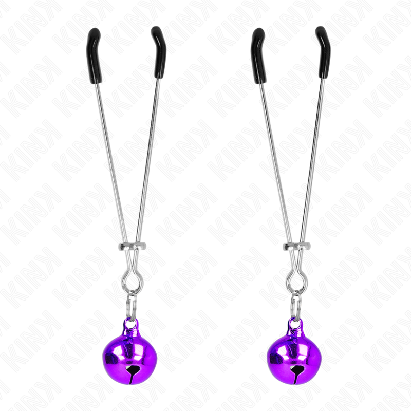 Kink Pinze - Accessorio intimo, colore capezzoli campana sottile viola 7 cm