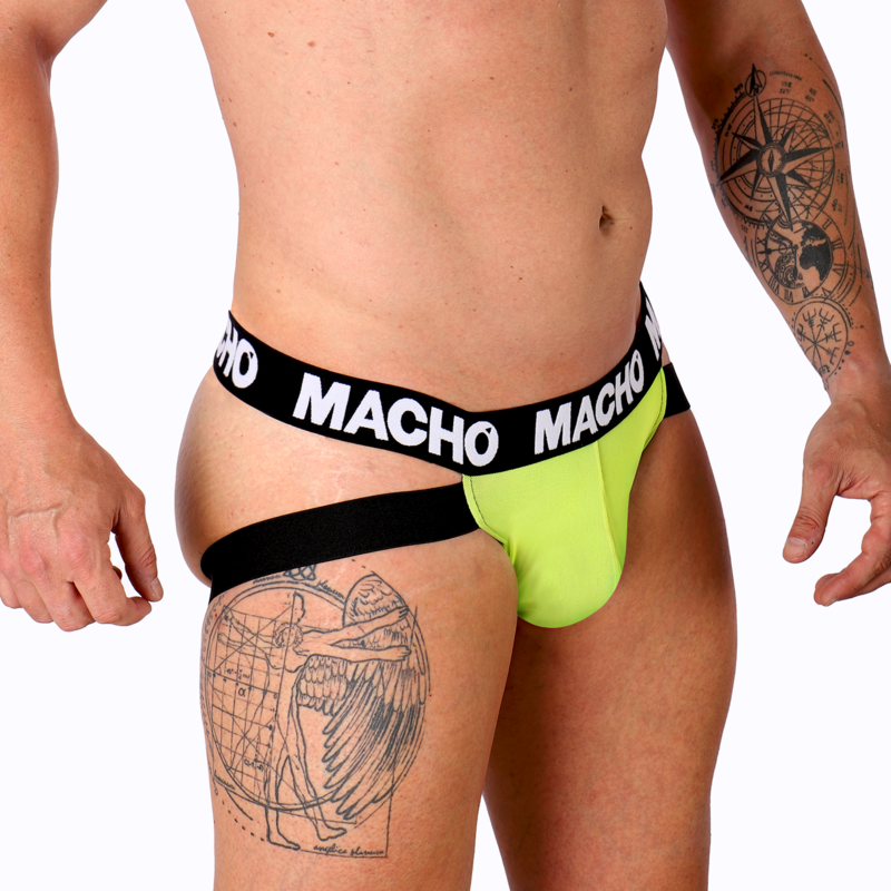 Macho Mx28fr Jock - Accessorio intimo, colore giallo - vista laterale