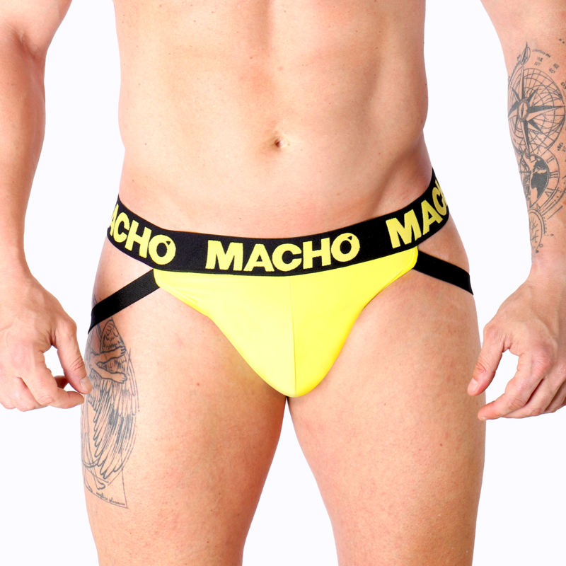 Macho Mx25a Jock Lycra Giallo - Accessorio intimo