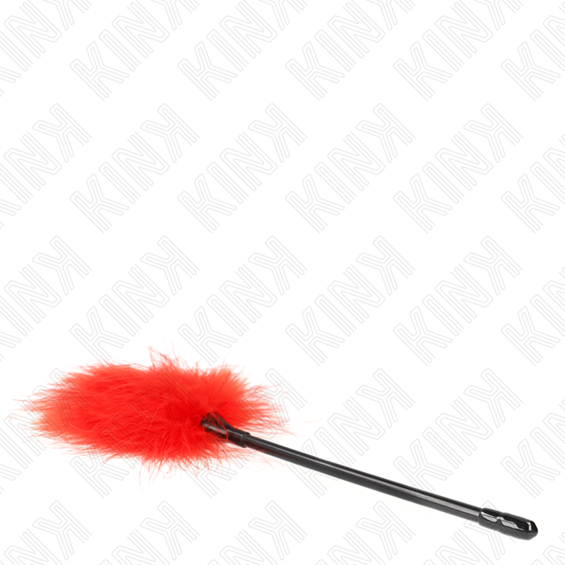Kink Piume Rosse Tickle Utilizzate - Accessorio intimo - nella confezione