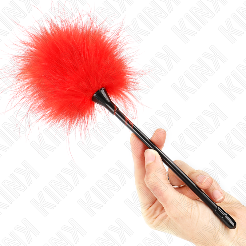 Kink Piume Rosse Tickle Utilizzate - Accessorio intimo