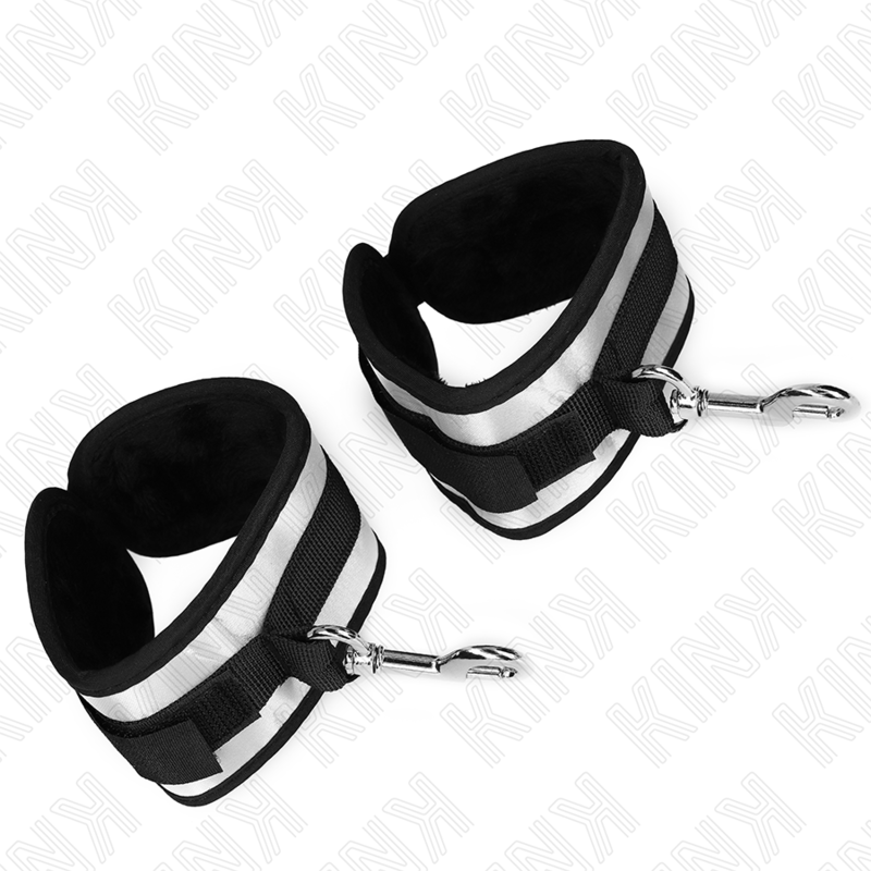 Kink Polsini - Accessorio intimo, colore neoprene grigio 23 x 5 cm - dettaglio