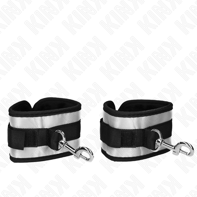 Kink Polsini - Accessorio intimo, colore neoprene grigio 23 x 5 cm - nella confezione
