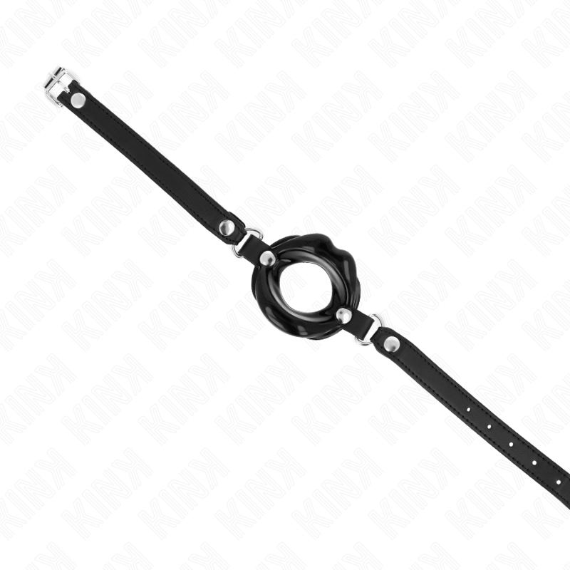 Kink Bavaglio Lip 8 CM - Accessorio intimo, colore nera - dettaglio