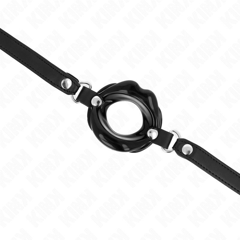 Kink Bavaglio Lip 8 CM - Accessorio intimo, colore nera - nella confezione