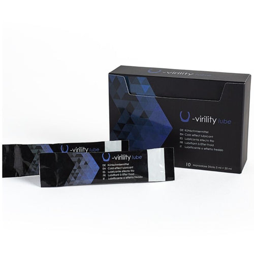 500 Cosmetics Virility Lube 5 ml - Lubrificante, kit da 3
