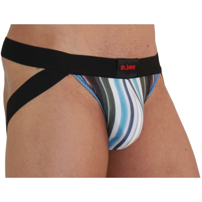Burn 009 Jock Multicolore - Accessorio intimo - vista laterale