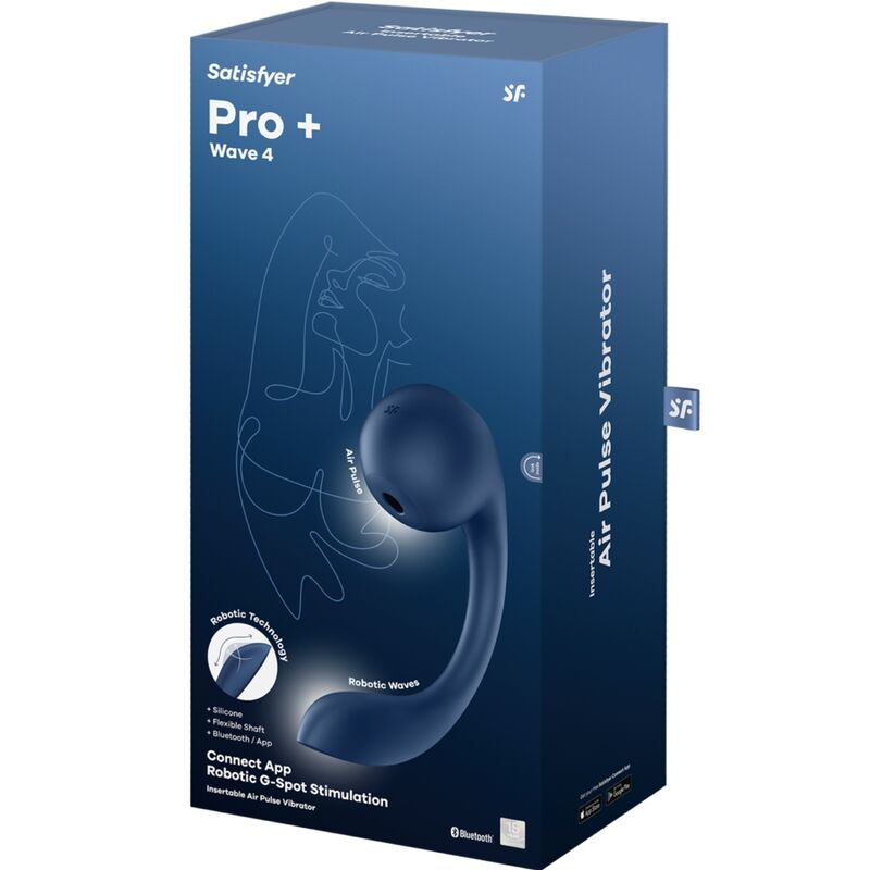 Satisfyer Pro+ Wave 4 - Massaggiatore ad aria pulsata - retro