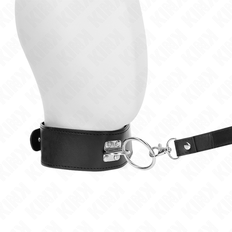 Kink Guinzaglio Borchie 116 CM Collare - Accessorio intimo - vista laterale