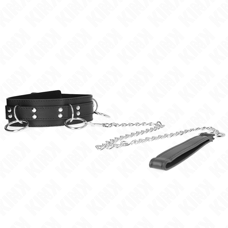 Kink Collana Schiavitù 3 Anelli - Accessorio intimo - dettaglio
