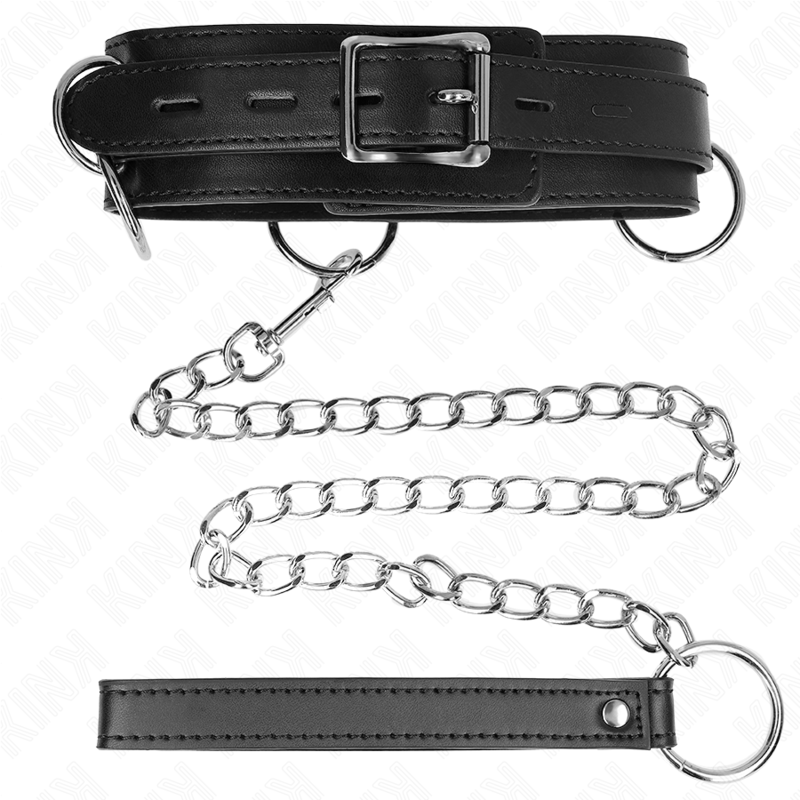 Kink Collana Schiavitù 3 Anelli - Accessorio intimo - nella confezione