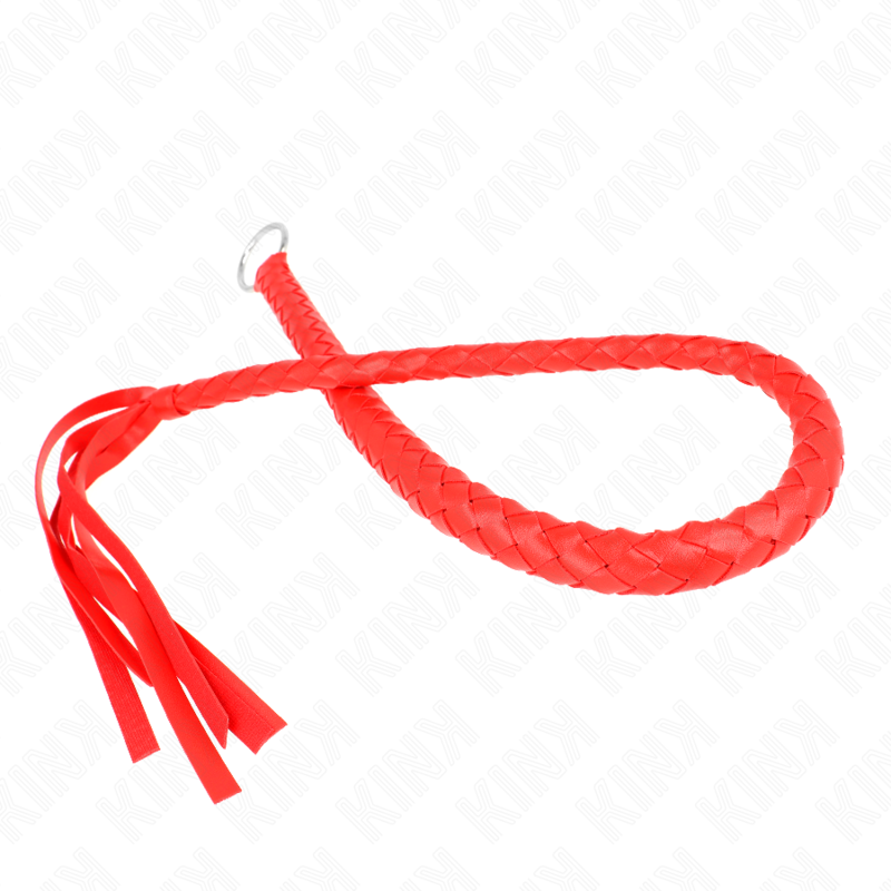 Kink Frusta Serpente - Accessorio intimo, colore rosso 65 - in mano per le dimensioni