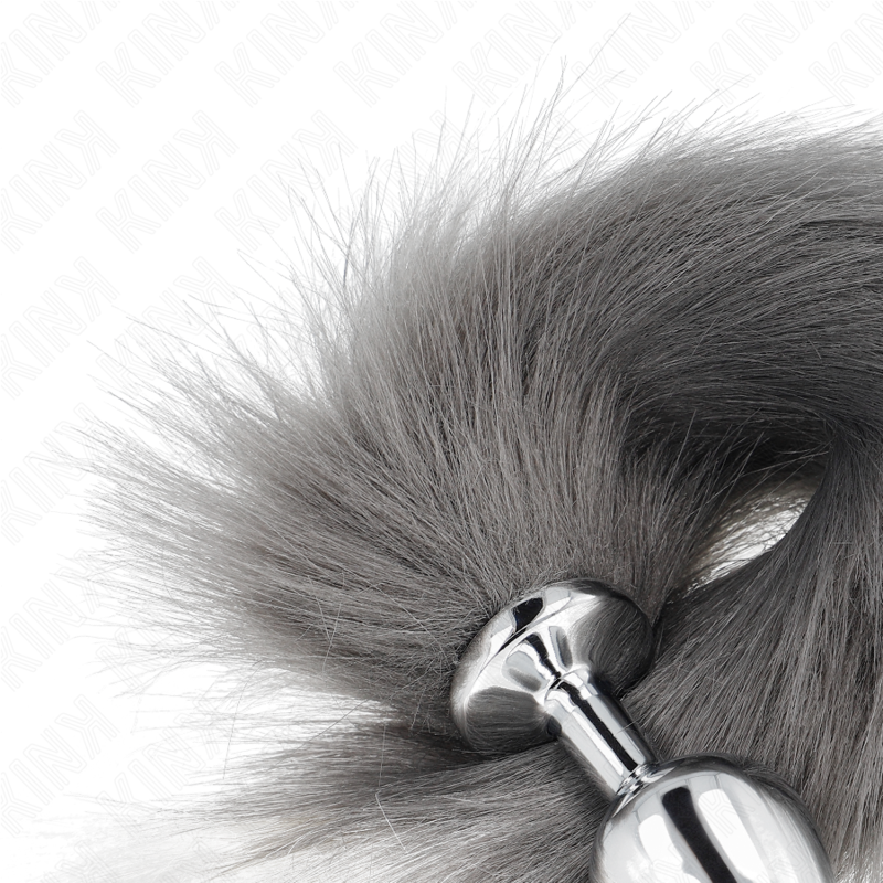 Kink Plug Misura - Accessorio intimo, colore 8 3 5 grigio bianco - nella confezione