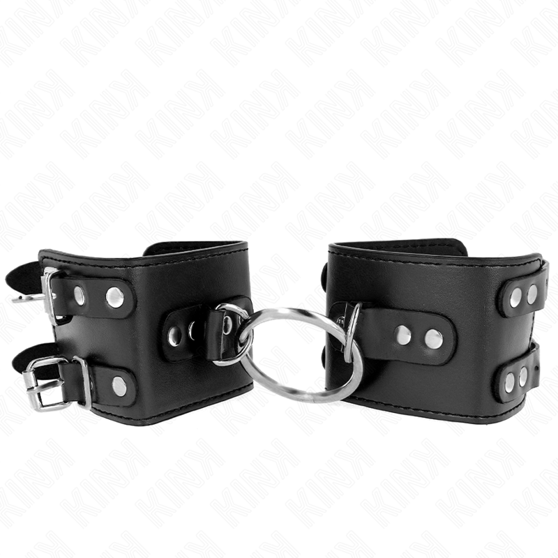 Kink Polso Fisso - Accessorio intimo, colore borchie nero 17 22 6 - vista laterale
