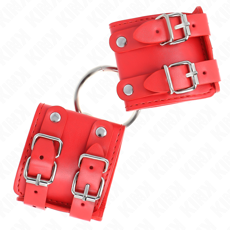 Kink Polso Fisso - Accessorio intimo, colore borchie rosso 17 22 6 - dettaglio