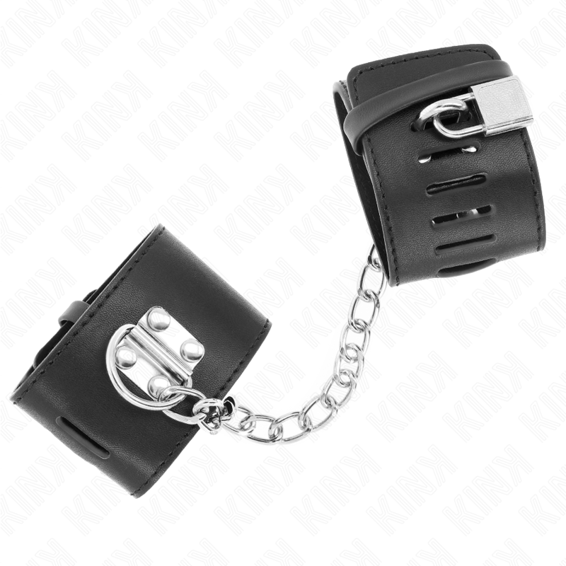 Kink Polso Fisso - Accessorio intimo, colore catena 30 chiusura lucchetto nero 16 23 - dettaglio