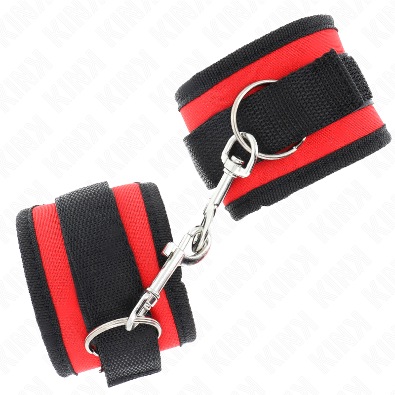Kink Tenuta - Accessorio intimo, colore nylon hook loop rosso nero 2 regolabile 18 35 x 6 - dettaglio