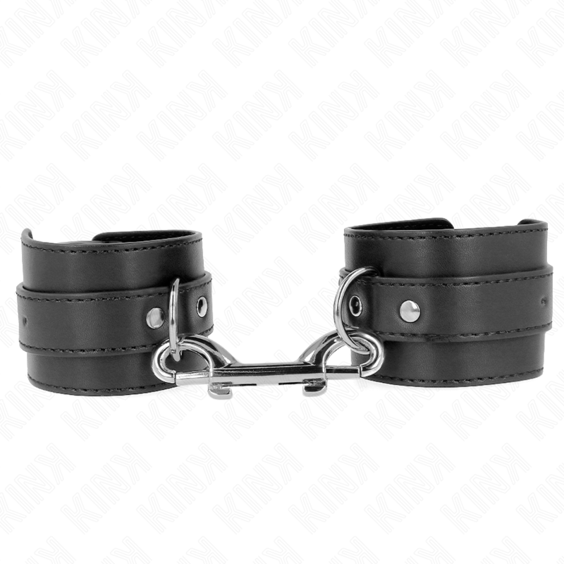 Kink Tenuta - Accessorio intimo, colore fila rivetti singola fibbia grande nera regolabile 17 28 x 5 - vista laterale