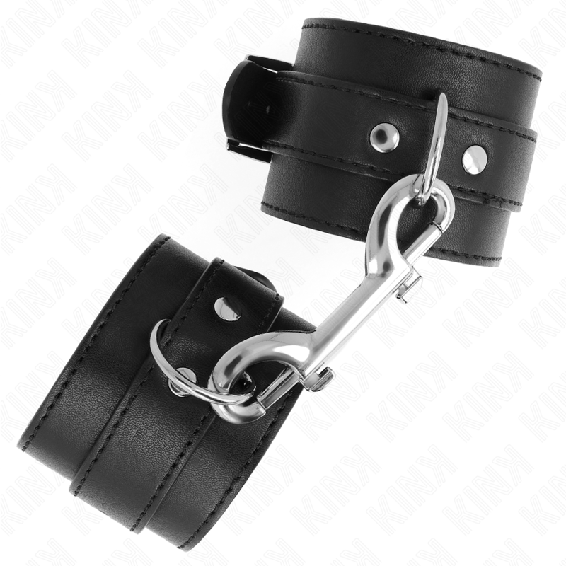 Kink Tenuta - Accessorio intimo, colore fila rivetti singola fibbia grande nera regolabile 17 28 x 5 - dettaglio