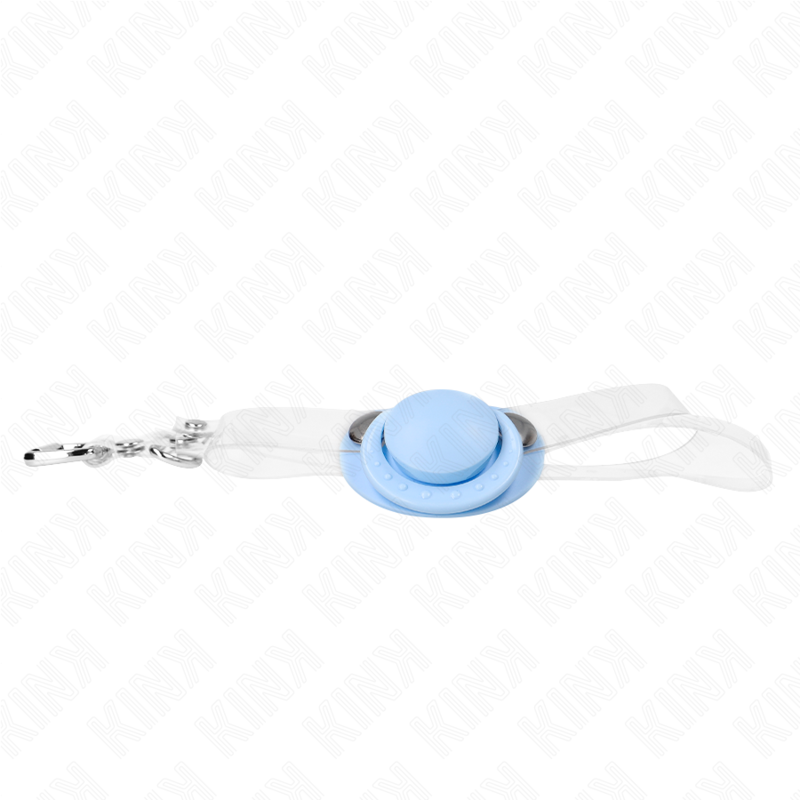 Kink Bavaglio - Accessorio intimo, colore ciuccio azzurro 5.5 x 4 cm regolabile 43 60 cm - dettaglio