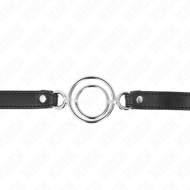Kink Bavaglio - Accessorio intimo, colore o ring multipli 5 cm nero 63 x 2 5 cm - dettaglio