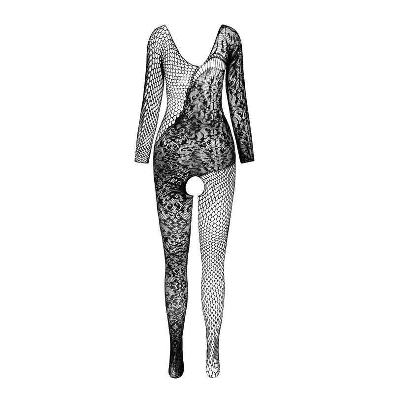 Passion BS 107 - Bodystocking, colore bianco - dettaglio