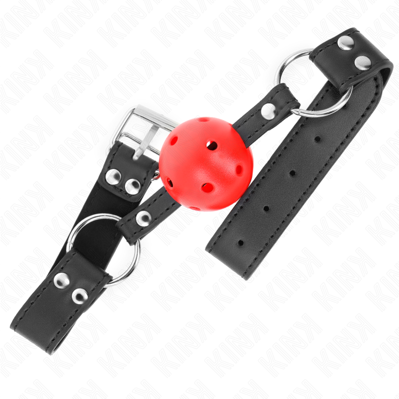 Kink Bavaglio Sfera Traspirante 4 CM - Accessorio intimo, colore standard - vista laterale