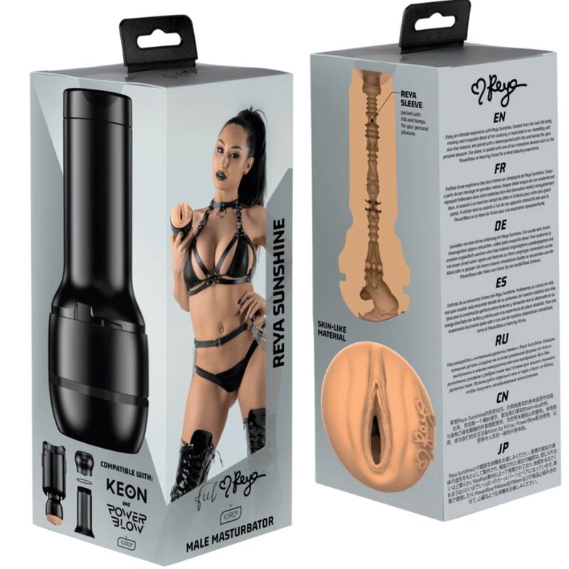 Kiiroo Feel Reya Sunshine Stroker Collezione Kiiroo Stars - Accessorio intimo - nella confezione