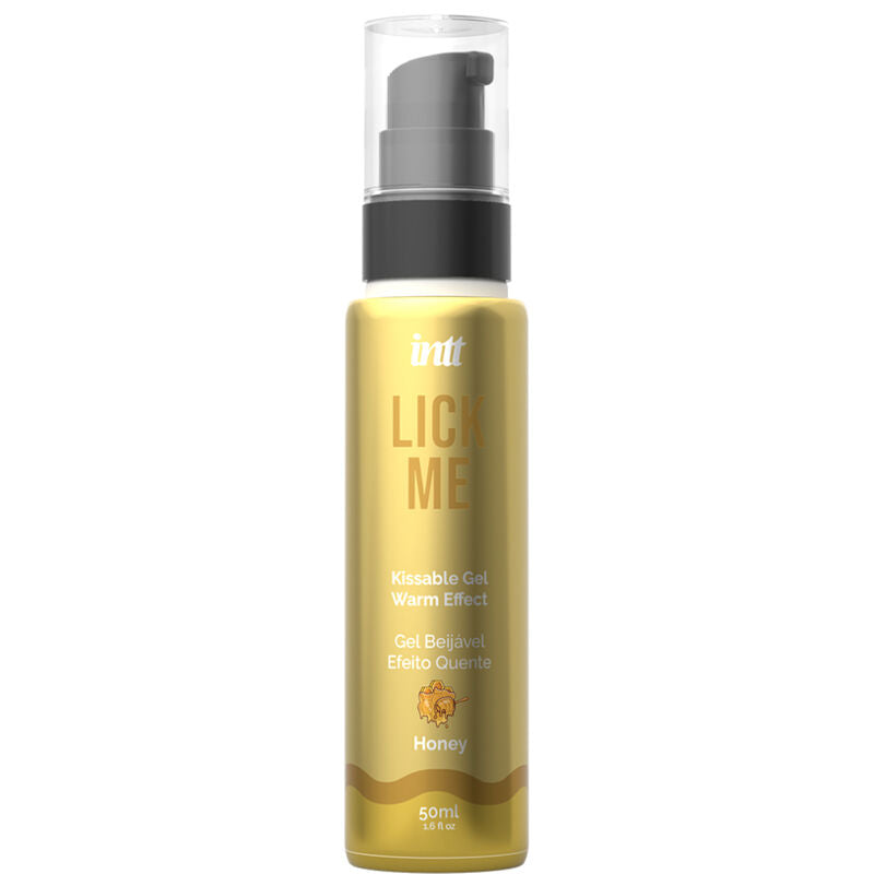Intt Gel Alimentare Effetto Calore Lick ME Honey - Lubrificante, kit da 3