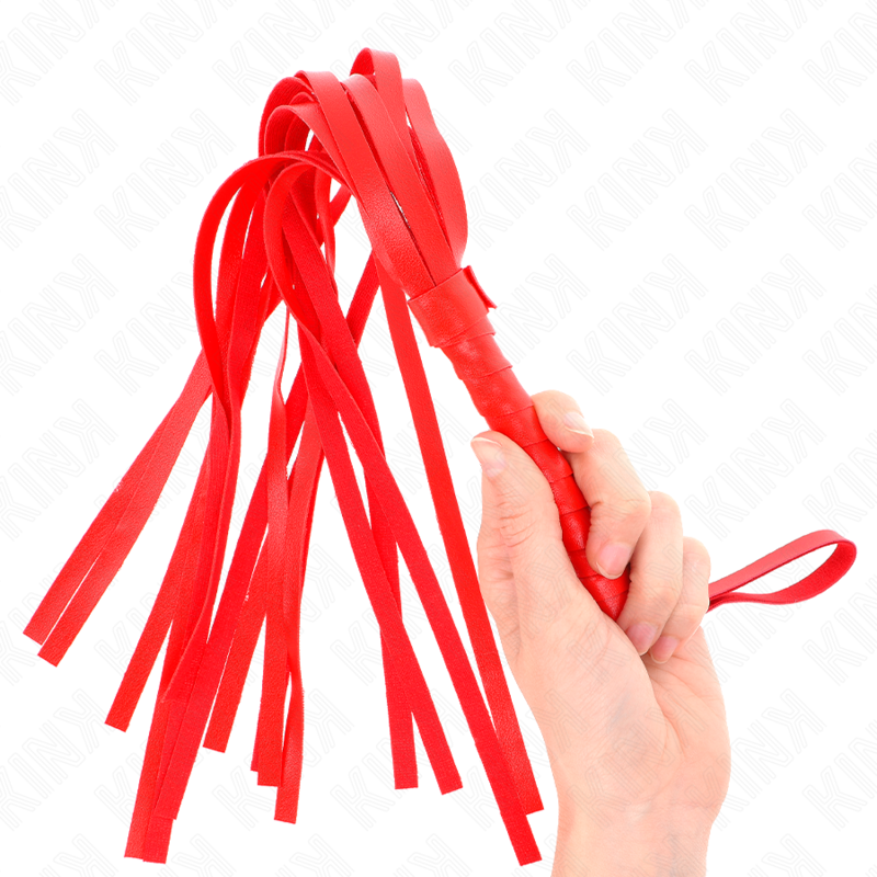 Kink Frusta Semplice - Accessorio intimo, colore rossa 45