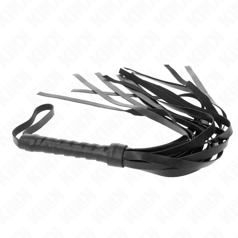 Kink Frusta Semplice - Accessorio intimo, colore nera 45 - in mano per le dimensioni