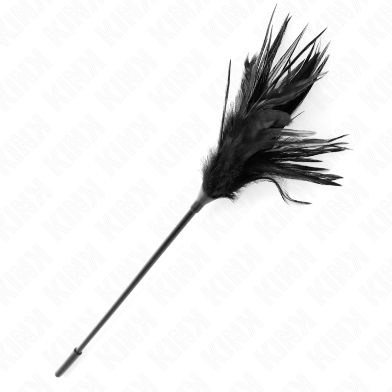 Kink Piume Multiple Nere Tickle 45 CM - Accessorio intimo - nella confezione